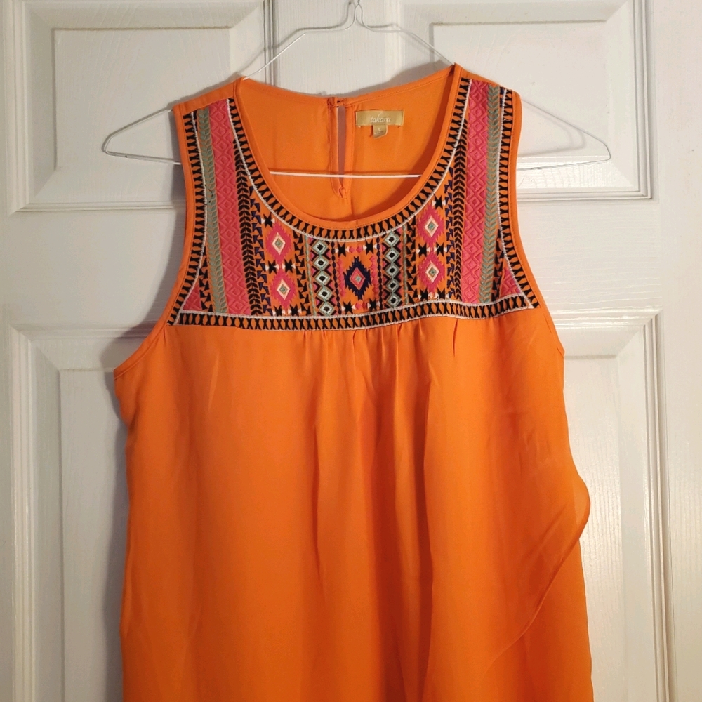 Embroidered Flowy Spring/Summer Shirt